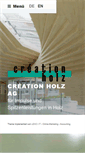 Mobile Screenshot of creation-holz.ch